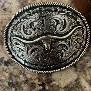 Western belt and buckle size men’s Medium